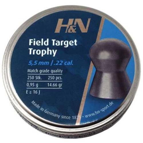 H&N Field Target Trophy .22 Pellets - 250 Quantity