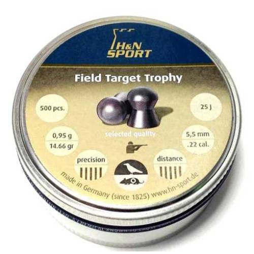 H&N FTT Field Target Trophy .22 Pellets 