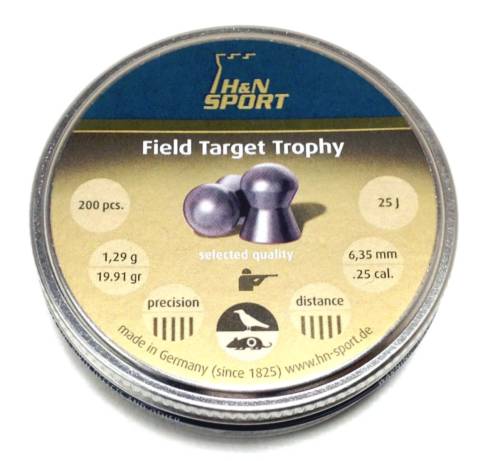 H&N Field Target Trophy .25 Pellets