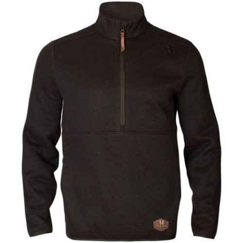 Harkila Metso Half Zip Pullover - Shadow Brown