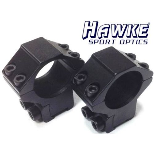 Hawke 1" High Double Screw Mounts