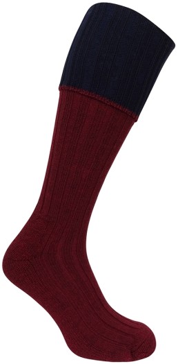 Hoggs Contrast Turnover Top Stocking