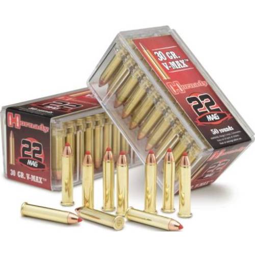 Hornady .22 WMR 30gr V-Max Ammunition