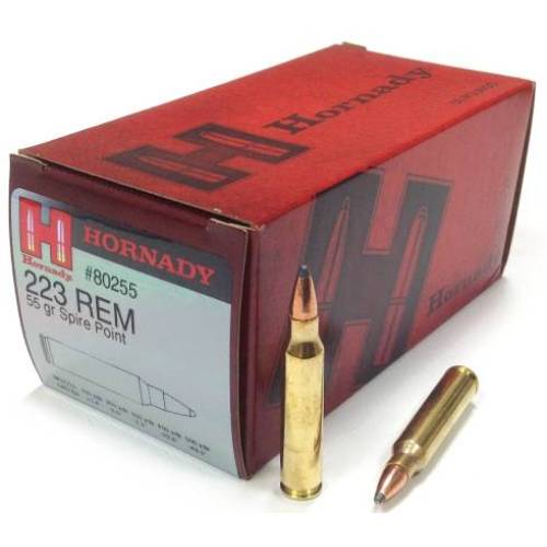 Hornady .223 55gr Soft Point Ammunition 80255