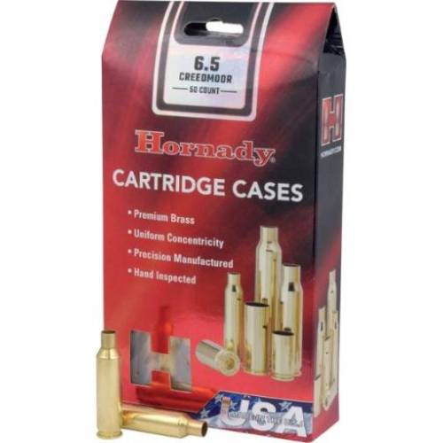 Hornady 6.5 Creedmoor Unprimed Brass Cases