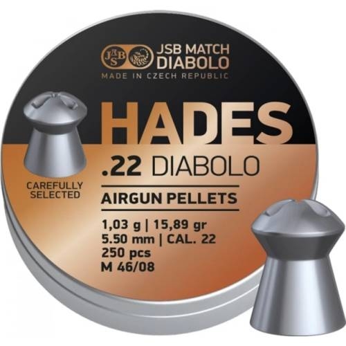 JSB Hades .22 Air Rifle Pellets 5.50 x250