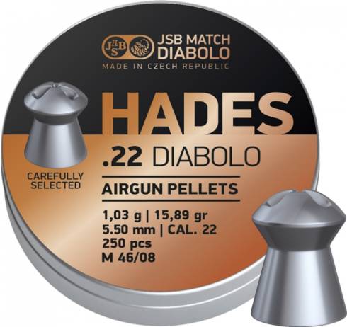 JSB Hades .22 Air Rifle Pellets 5.50