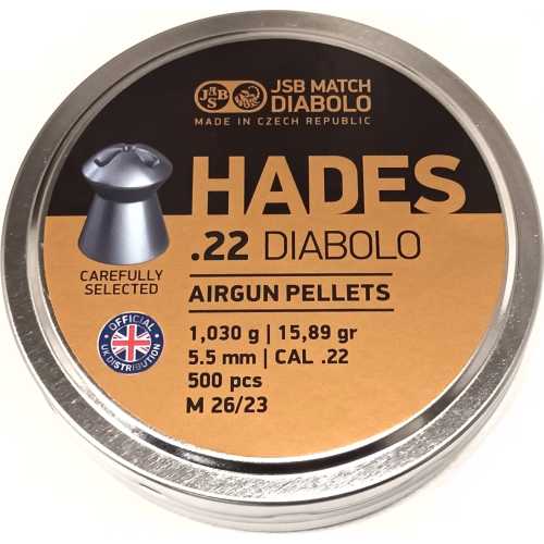 JSB Hades .22 Air Rifle Pellets 5.50