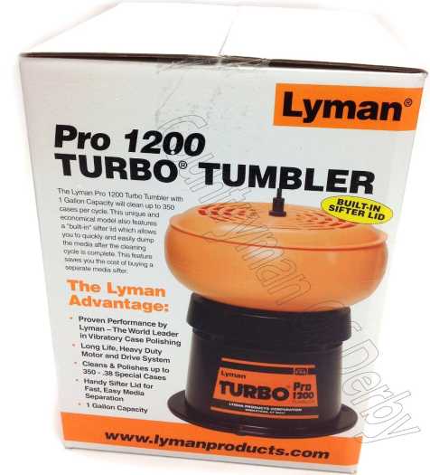Lyman Pro 1200 Turbo Tumbler Rifle Case Polishing&Cleaner