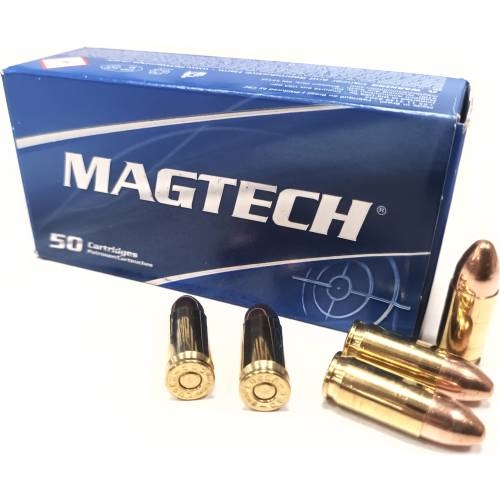 Magtech 9mm Luger 124gr FMJ 9B Ammunition