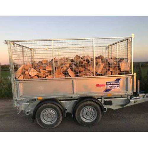 mixed hard wood and softwood seasoned logs