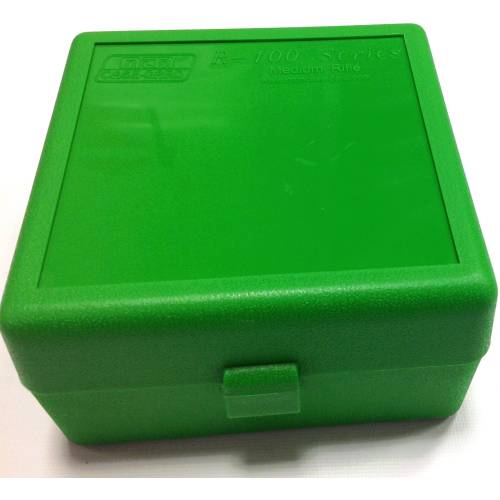 MTM RM100 Ammunition Box - Holds 100 Rounds of .22-250