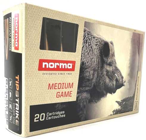 norma 6.5x55 tipstrike 140gr ammo