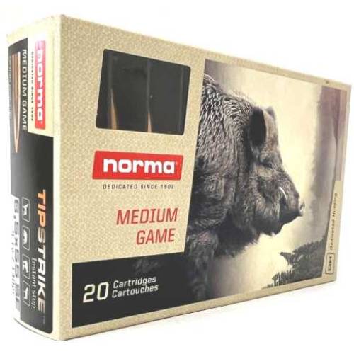 norma 6.5x55 tipstrike 140gr ammo