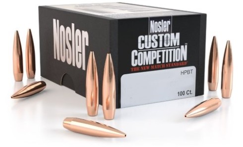 Nosler .224 69Gr Custom Competition Bullet Heads 17101