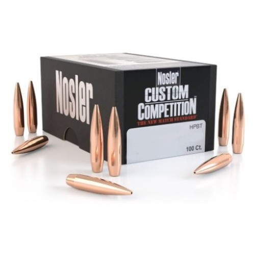 Nosler .224 69Gr Custom Competition Bullet Heads 17101