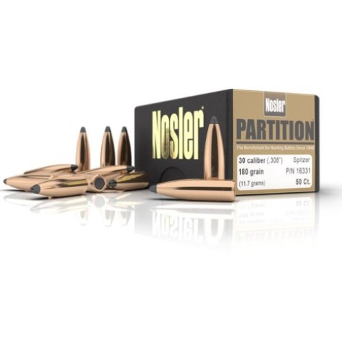 Nosler Partition .30 Cal 180gr Bullet Heads