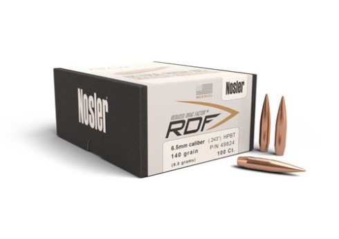 Nosler 6.5mm 140gr RDF Bullet Heads 49824