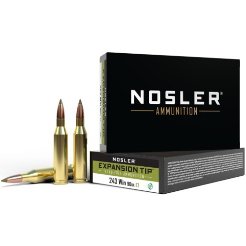 Nosler .243 90GR E-Tip Ammunition