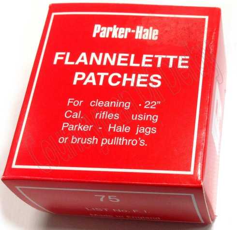 Parker-Hale Flannelette .22 Rifle Cleaning Patches