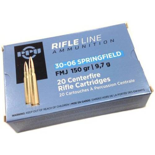 ppu 30-06 150gr fmj ammo