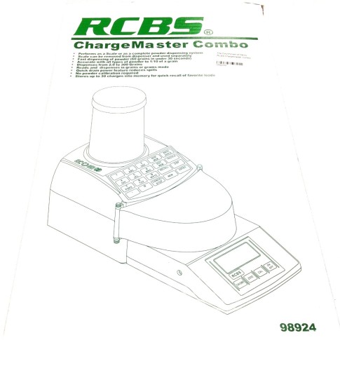 RCBS Chargemaster Combo Electronic Powder Dispensing Unit