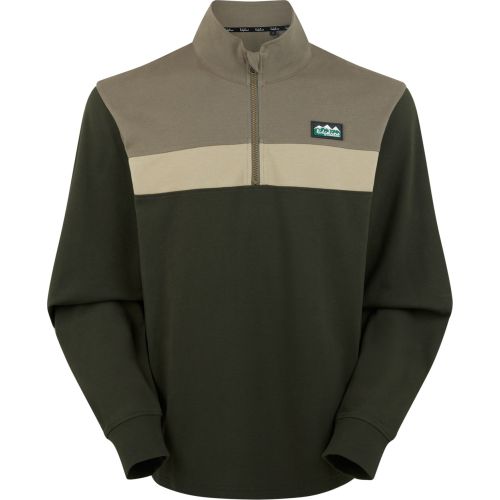 Ridgeline Backslider Rugby Top Olive Multi Thumbnail Image