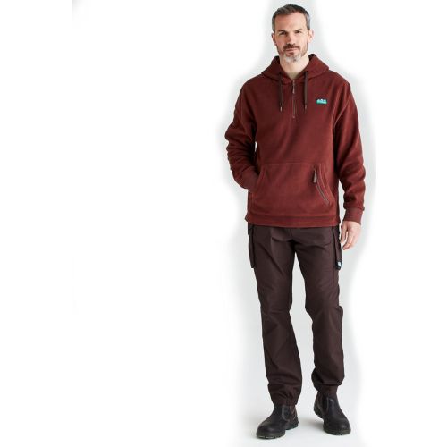 Image Of Ridgeline Ballistic Hoodie Oxblood ridgeline ballistic mens hoodie oxblood fleece