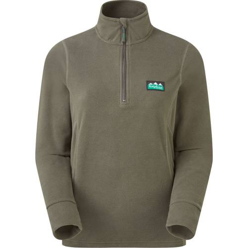 Image Of Ridgeline Ladies Narvik Fleece Moss ridgeline narvik ladies zipped fleece moss
