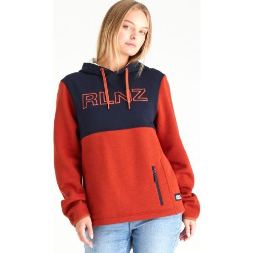 ridgeline ladies south island hoodie russet mix