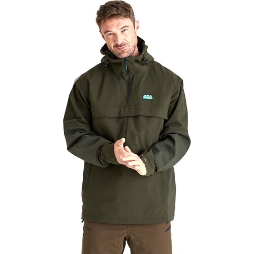 ridgeline mens cambrian smock deep forest