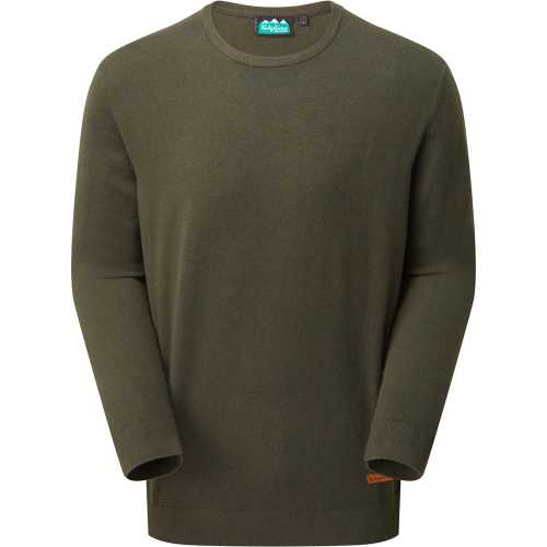 Image Of Ridgeline Mens Hartland Crew Neck Jumper Deep Forest ridgeline mens hartland crew neck jumper deep forest