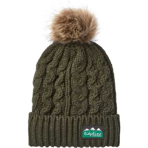 Image Of Ridgeline Nordic Fleck Ladies Bobble Hat Deep Forest ridgeline ladies nordic fleck bobble hat deep forest green