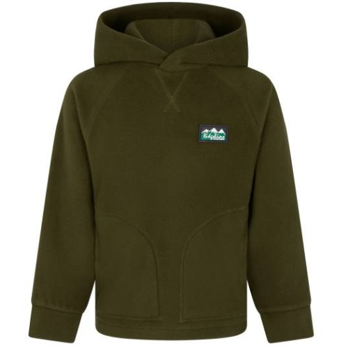ridgeline northern pines kids hoodie deep forest