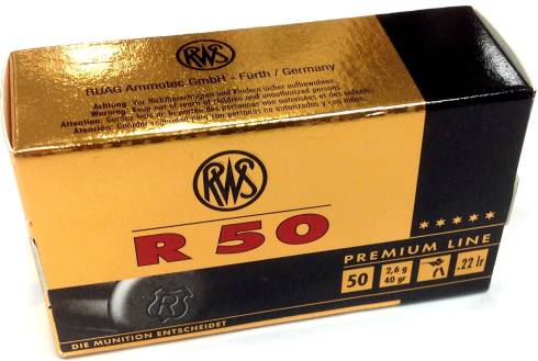 RWS R50 Premium Rimfire Ammunition