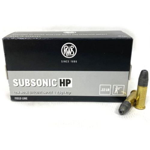 RWS .22LR 40gr Subsonic HP Ammunition