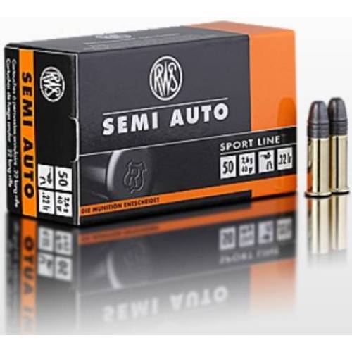 RWS .22LR 40gr Semi-Auto Ammunition