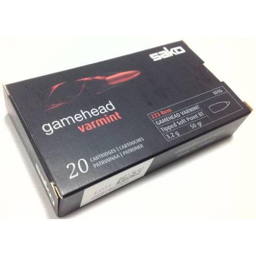 Sako .223 50gr Gamehead Varmint Ballistic Tip Ammunition 101G