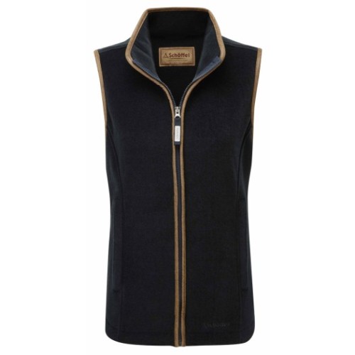 Schoffel Lyndon Ladies Navy Blue Fleece Gilet