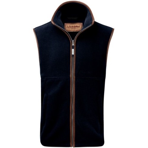 schoffel oakham fleece gilet navy