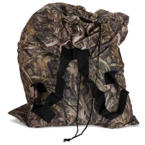 camo mesh decoy bag