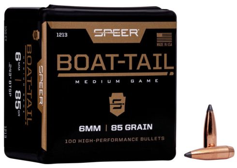 Speer 6mm .243 85gr SP Soft Point Boat-Tail Bullet Heads 1213