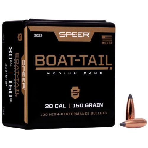 Speer .30 Cal .308 Boat-Tail Soft Point BTSP Bullet Heads 2022