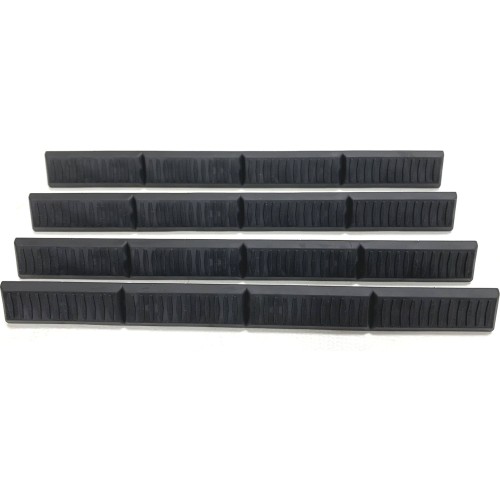 tikka m-lok black rubber rail covers