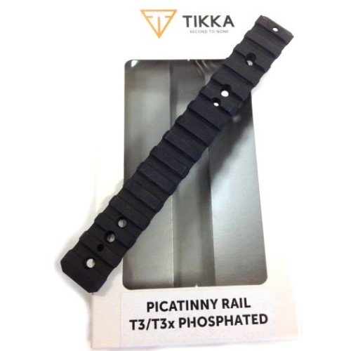 Tikka T3 / T3x Black Tactical Picatinny Rail