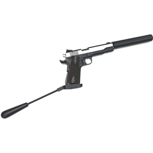 used gsg 1911 silver long barreled pistol