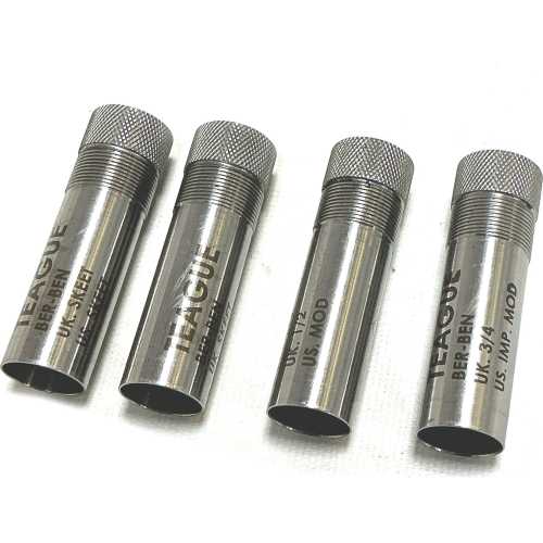 Image Of Used Teague 20B Beretta Extended Mobil Choke Set used teague 20 bore mobilchoke extended chokes