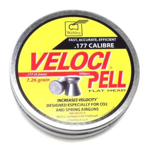 Webley Veloci Pell .177 Airgun Pellets 