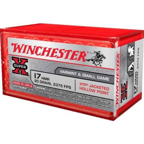 Winchester .17 HMR 20gr XTP Super X Ammunition