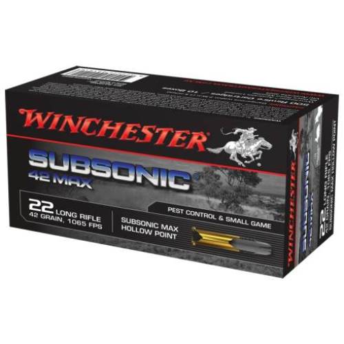 Winchester .22LR 42gr Subsonic Ammunition